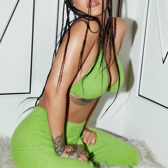 Savage X Fenty Fluff It Up Catsuit Sz L NWT Super Soft & Sexy - Picture 5 of 5